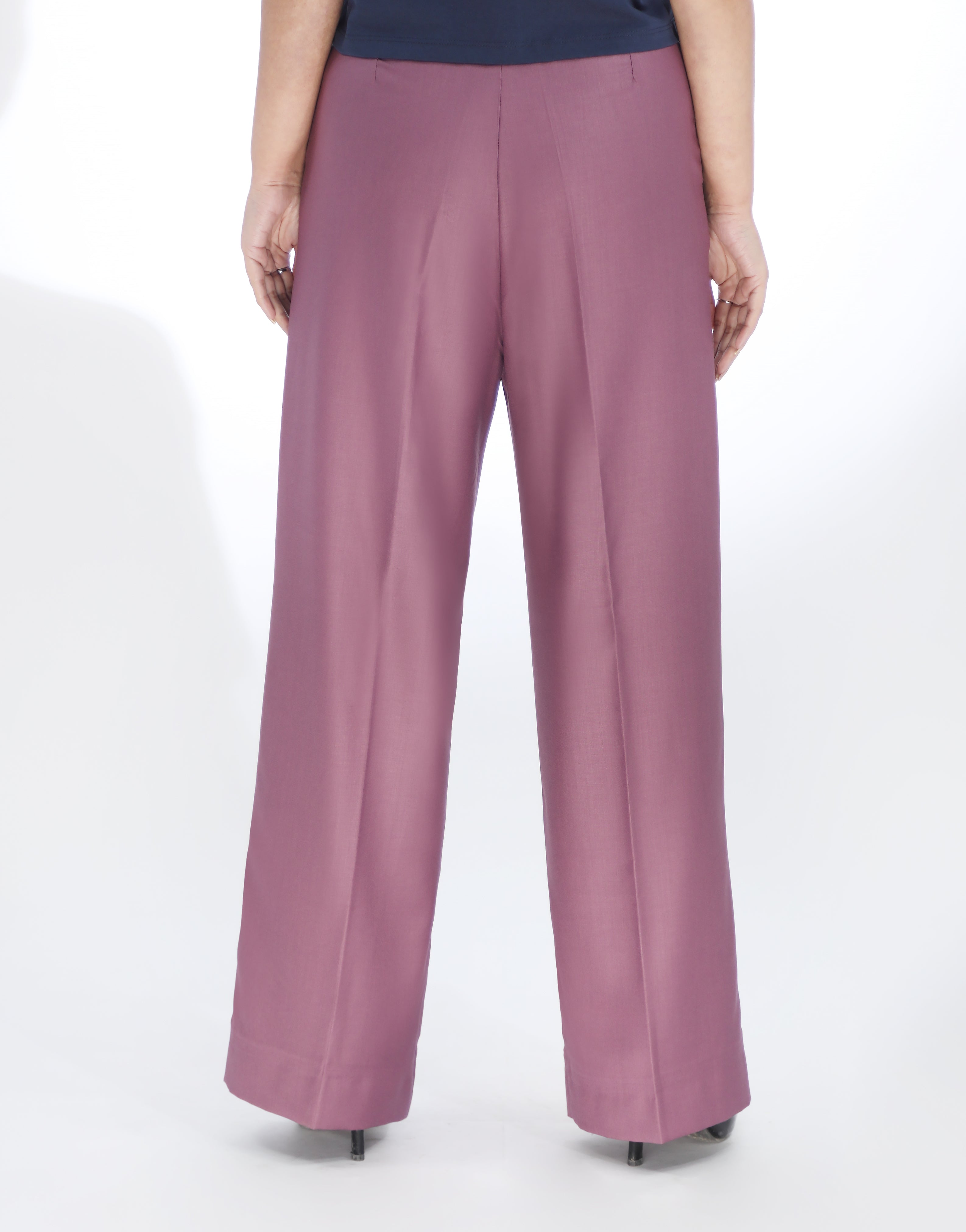 Centre Pleated Wide Leg Pants Majinta